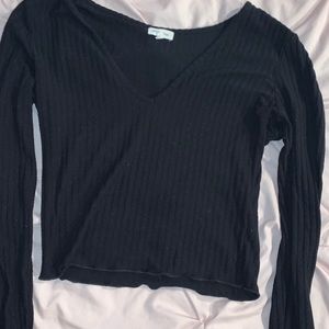 Long sleeve crop top